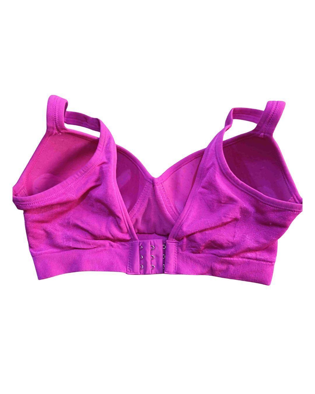 Sosten top o brasier deportivo fucsia talla S NUEVO-3
