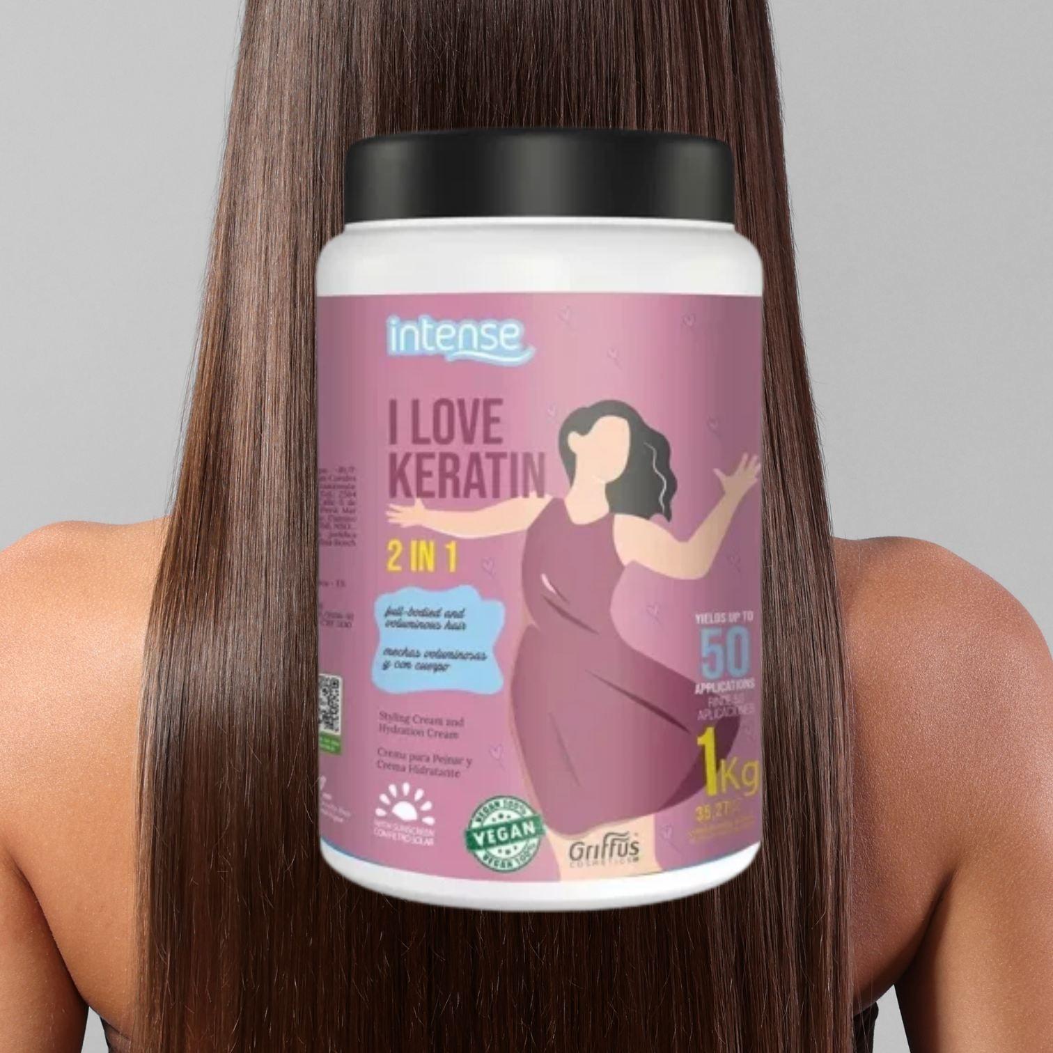 Mascara I LOVE KERATIN 2 en 1 De 1kg Griffus-2