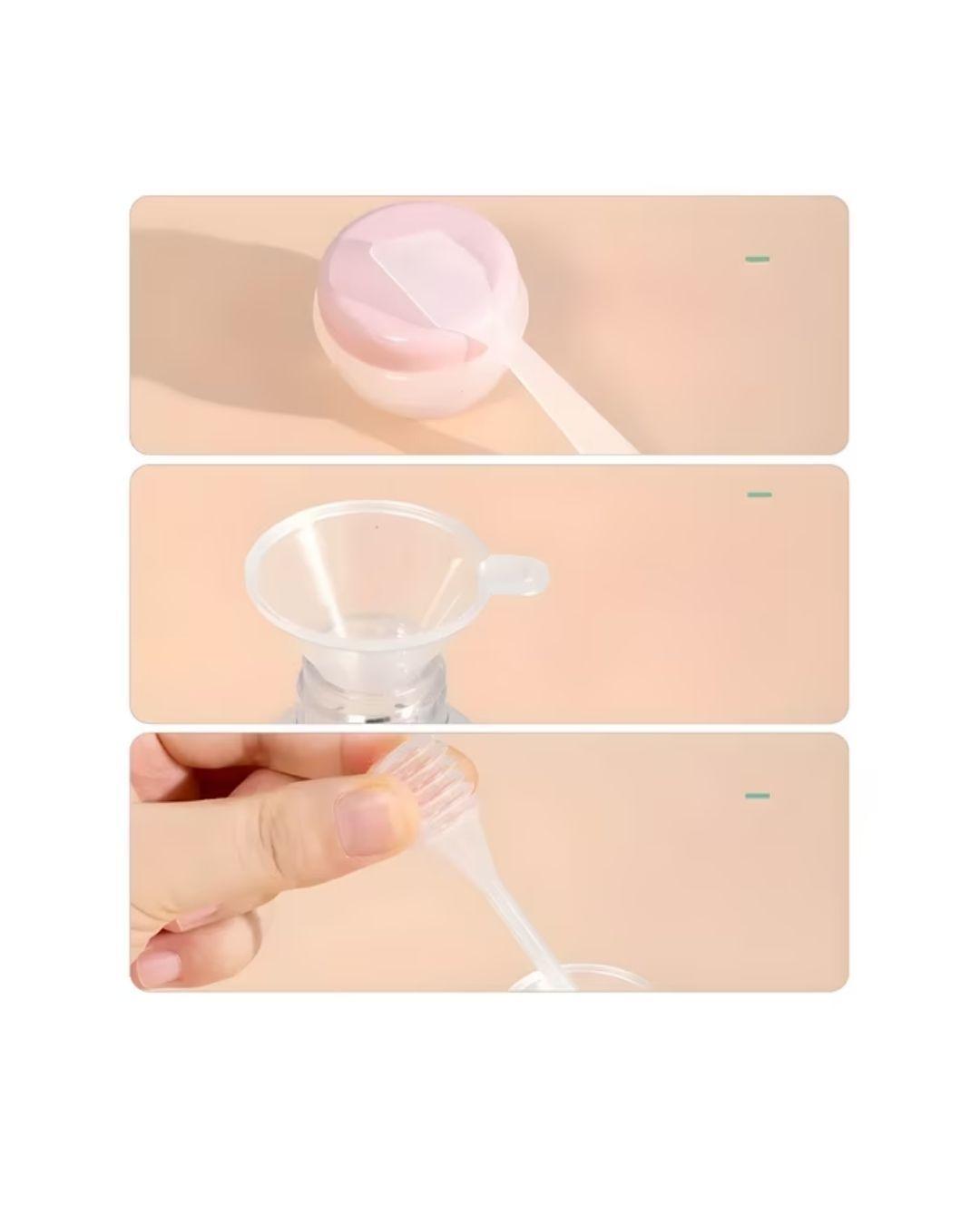 Set de 11 piezas envases vac os viajeros para llevar productos personales-3