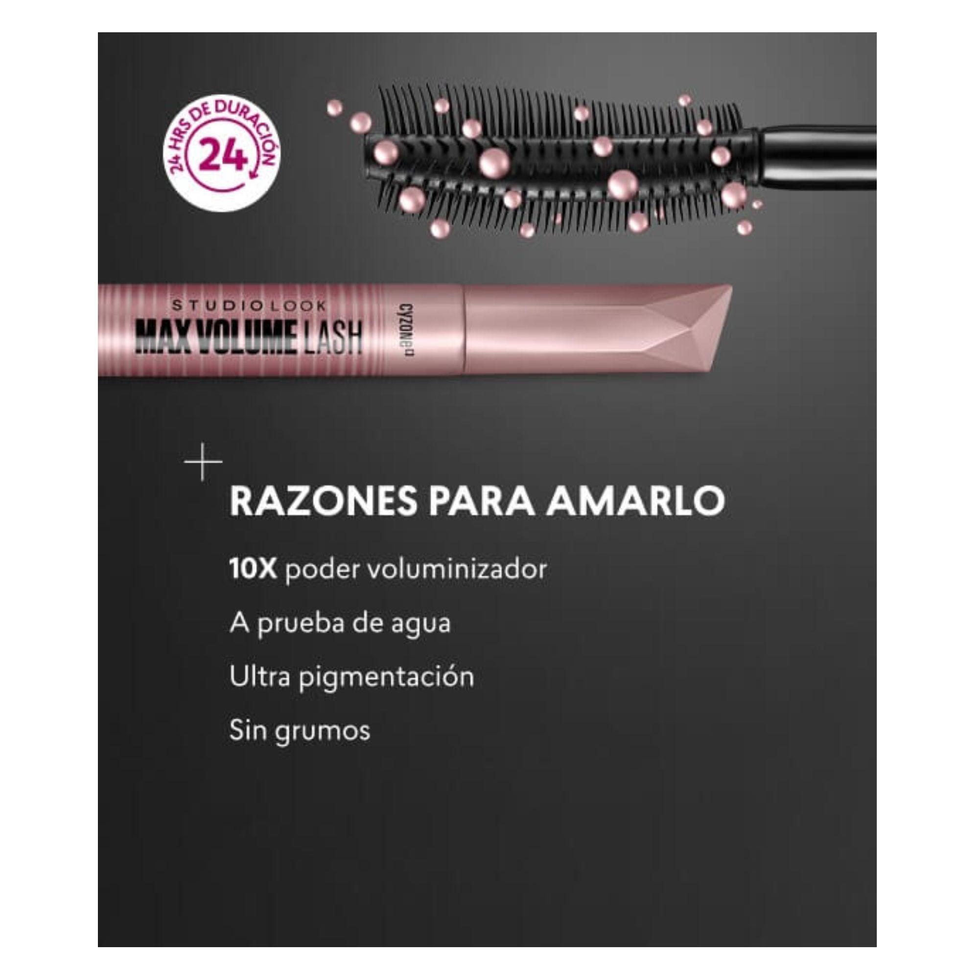 Máscara de Pestañas Max Volume Lash Studio Look-2