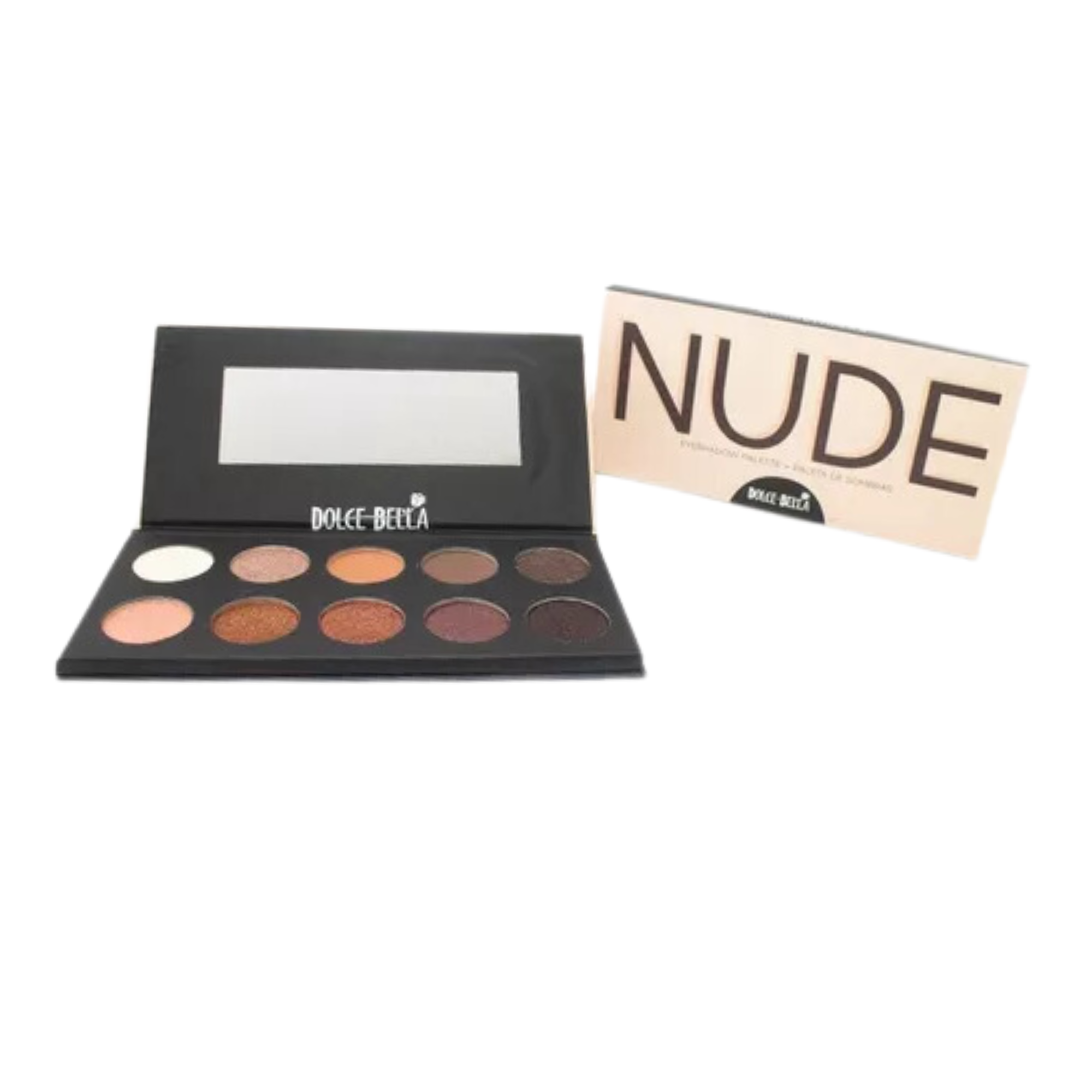 Set Paleta de sombras nude mas brocha profesional-0