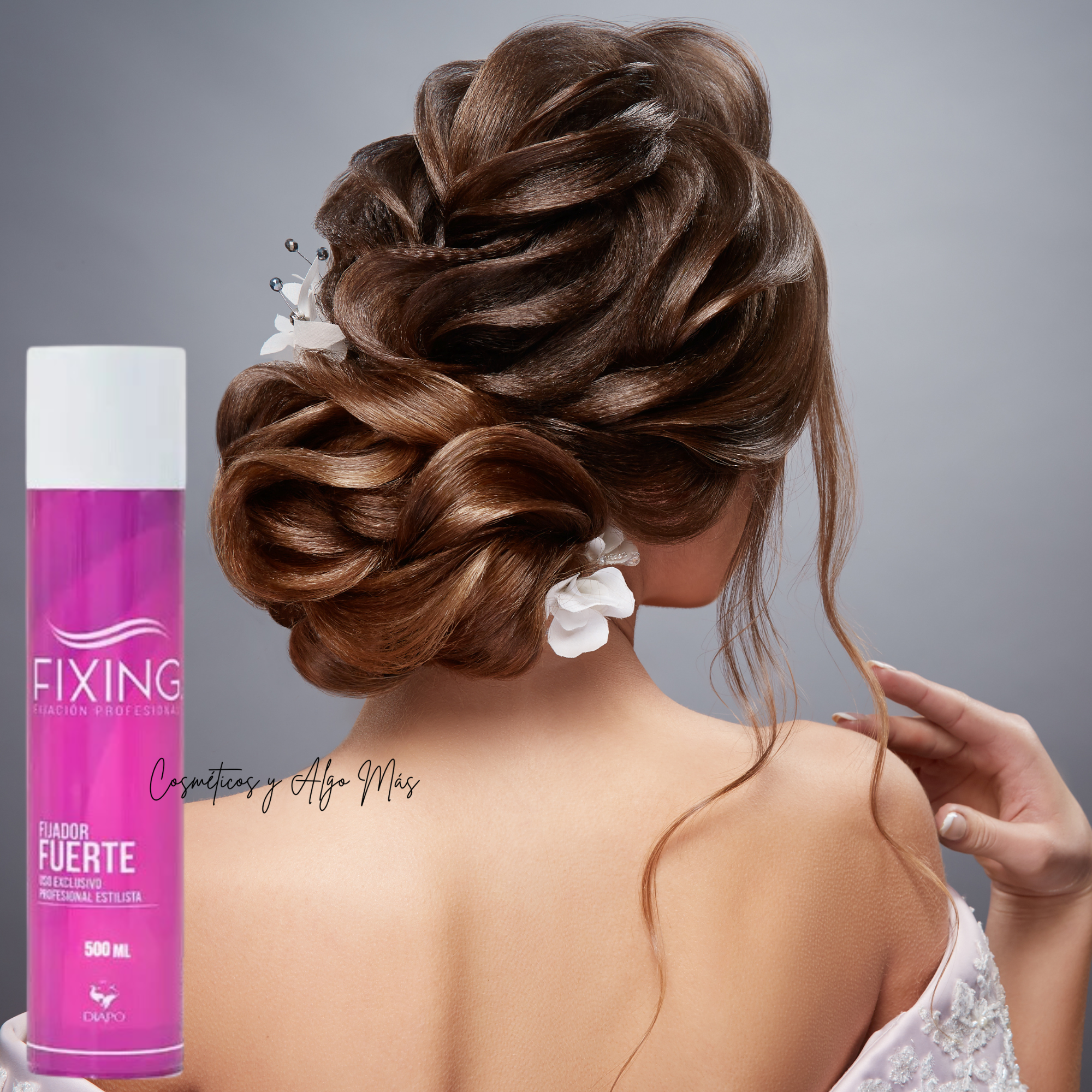 Laca profesional de fijacion fuerte fixing en spray 500ml.-1