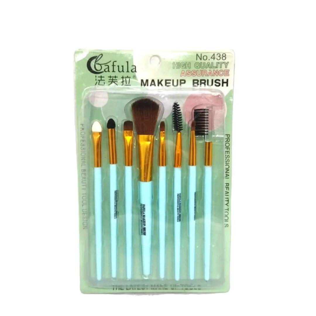 Set de 8 brochas de maquillaje practico y comodo-2