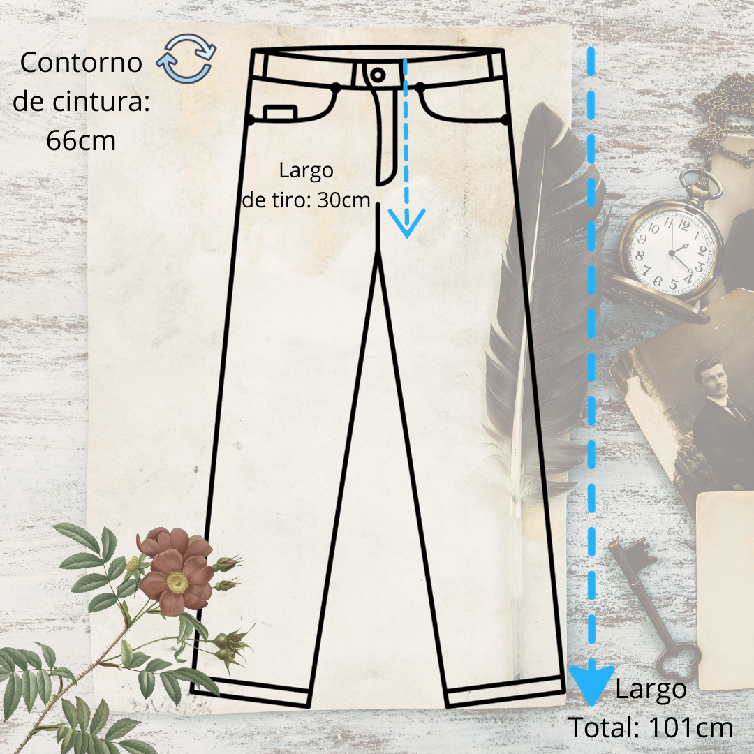 Pantalon estilo MOM para damas en jean de calidad-6