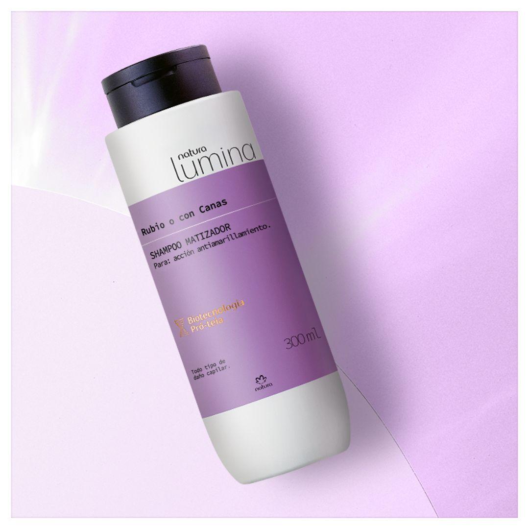 Shampoo Matizador Cabello Rubio o con Canas efecto antiamarillo-2