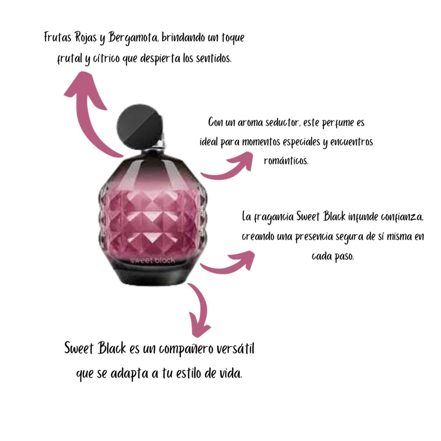 Perfume de Mujer aroma oriental Sweet Black 50ml-2