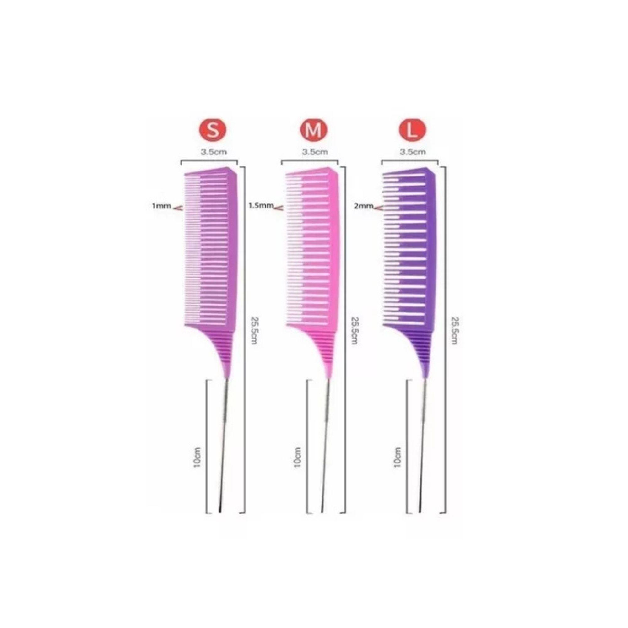 Set 3 Peinetas Para visos 1mm 1 5mm 2mm Max Care-2