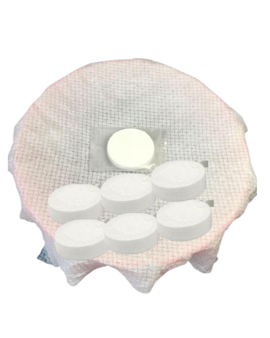 Set de 6 toallas comprimidas desechables 30cmx60cm cada una-3