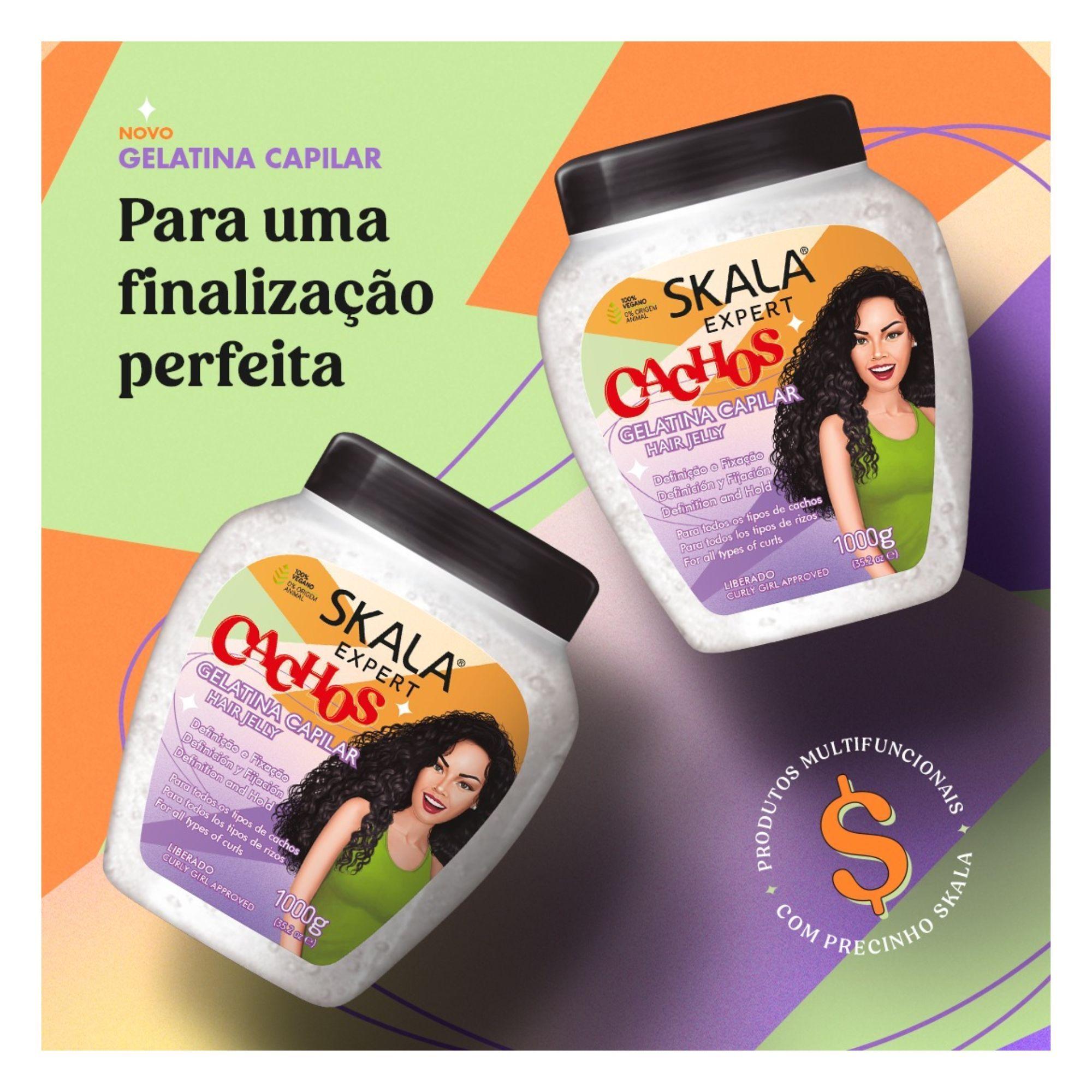 Skala gelatina capilar definidora mais cachos 1kg-2