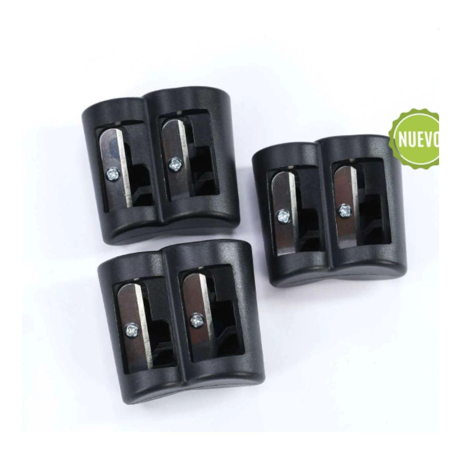 Sacapuntas doble para delineadores y dem s l pices del rea del maquillaje-2