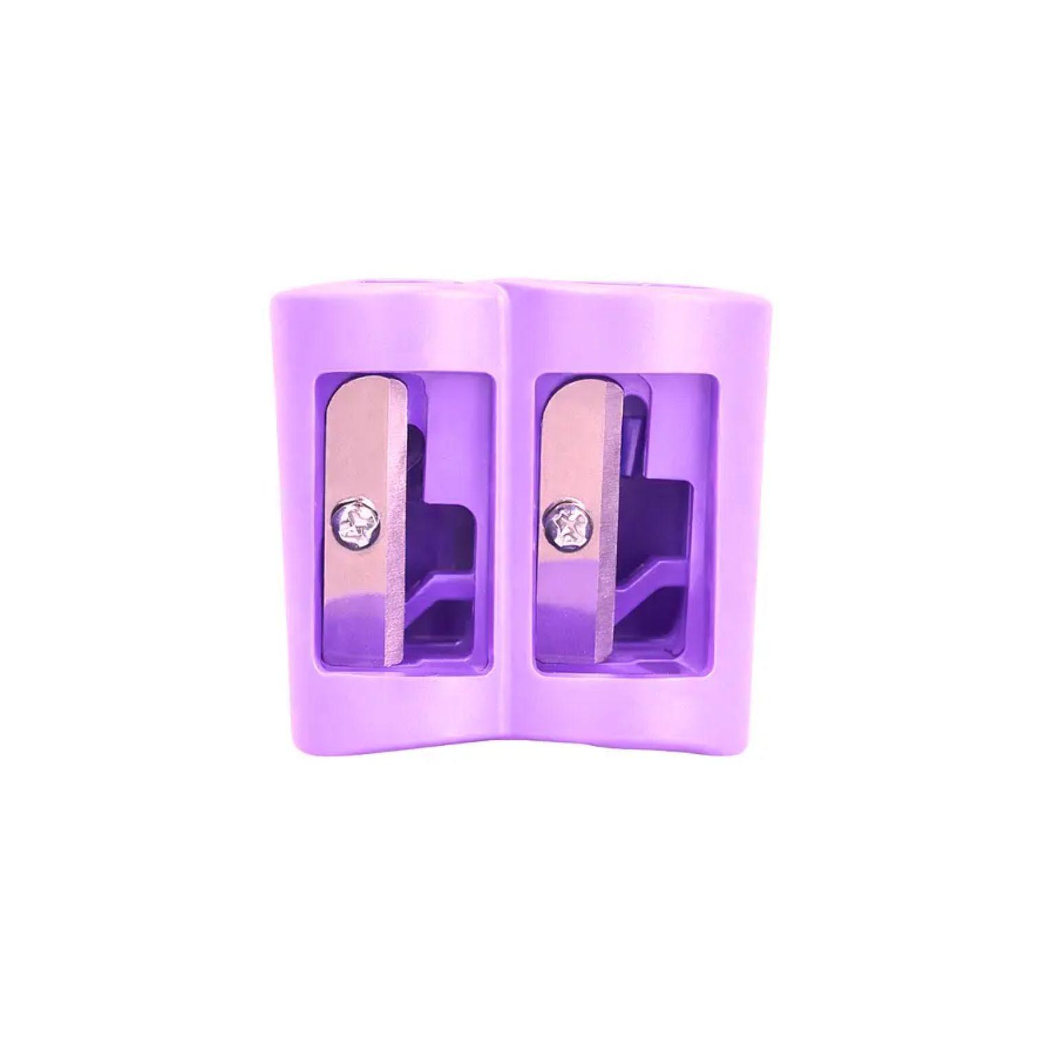 Sacapuntas doble para delineadores y dem s l pices del rea del maquillaje-3