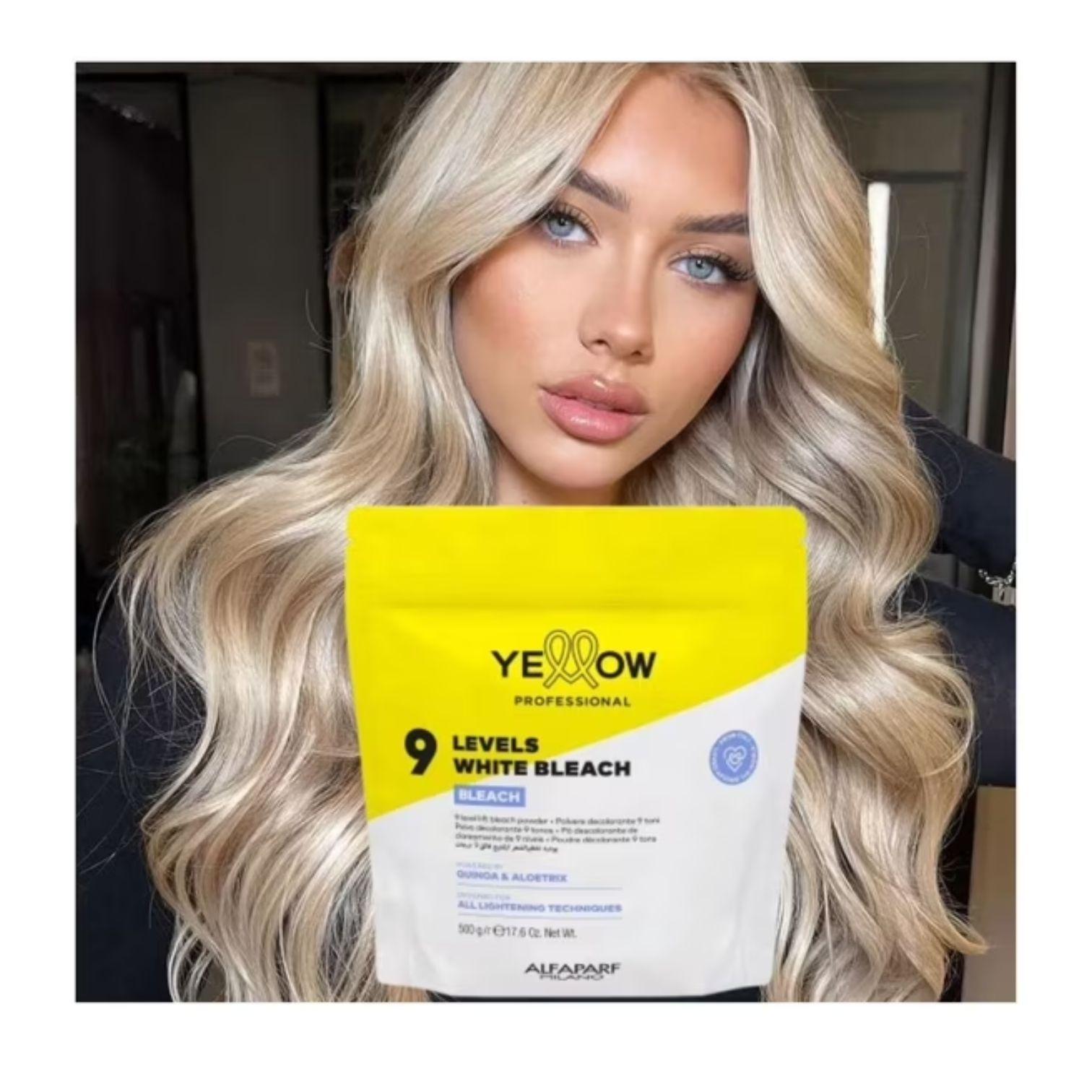 Decolorante profesional Yellow con aclaracion de hasta 9 tonos 500g-2