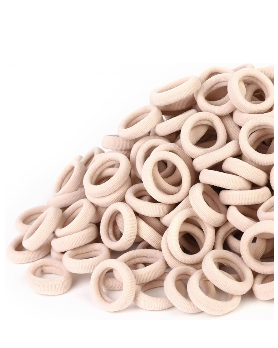 Set de 80 Mini Bandas o colets elasticas para el cabello suaves y sin costuras-2