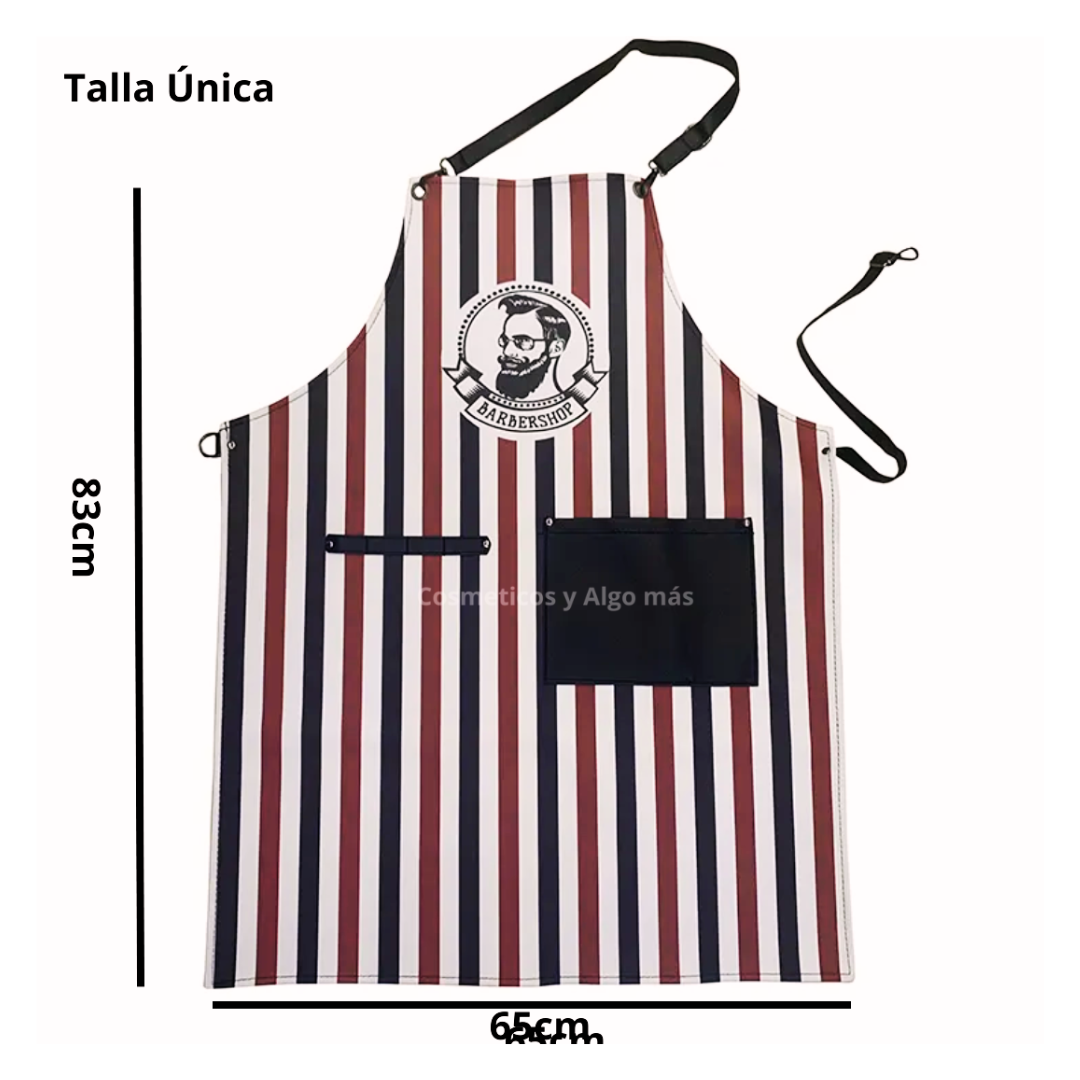 Pechera o delantal impermeable para peluquería -3
