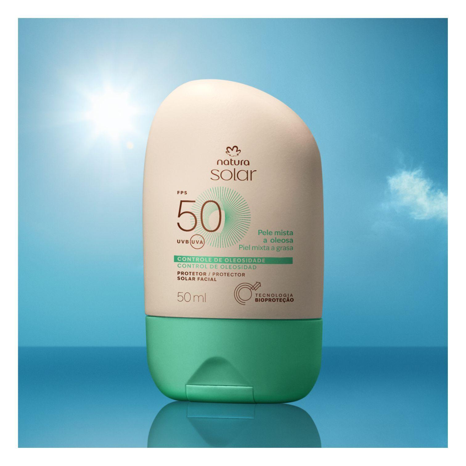 Protector Solar Facial Piel Mixta a Oleosa FPS 50 Natura Solar-2