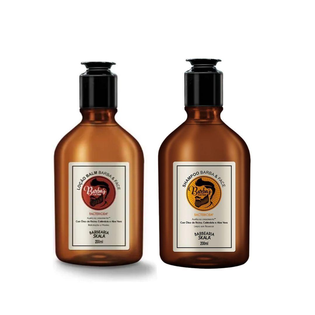 Set shampoo y locion para el cuidado y manejo d cabello barba y bigote-1