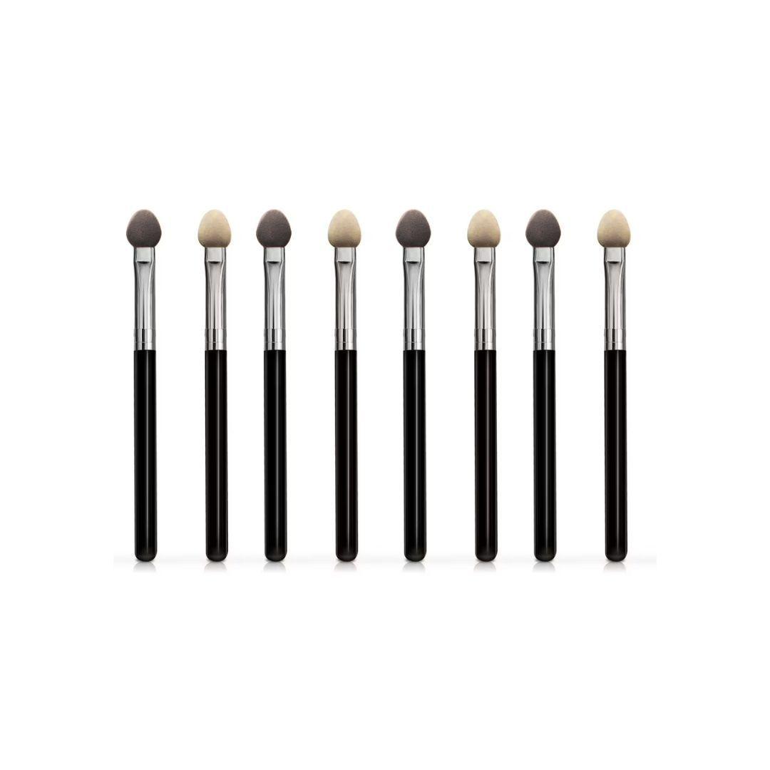 Set de 8 brochas o aplicadores de sombra para maquillaje-0