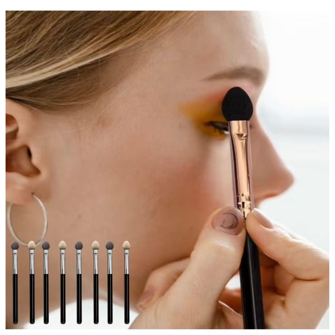 Set de 8 brochas o aplicadores de sombra para maquillaje-2