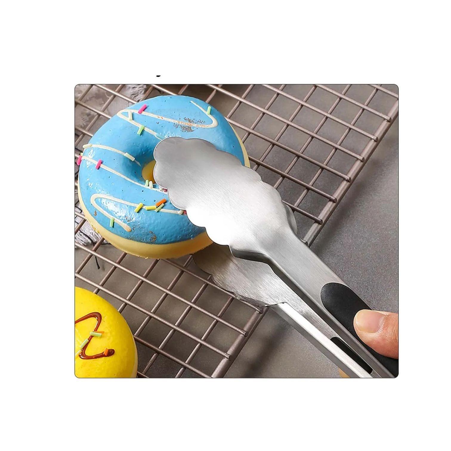 Pinzas o Tenazas de cocina Para Pan Ensalada asados y mas-4