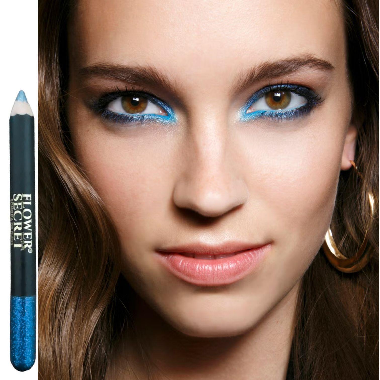 Lapiz grueso delineador de ojos con efecto glitter-1