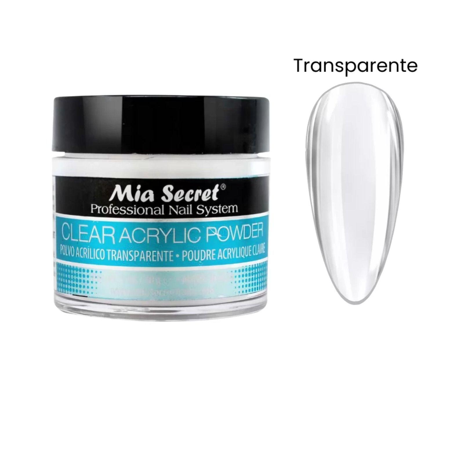 Set De 3 Polvos Acrilicos Transparentes Mia Secret De 28gr-2