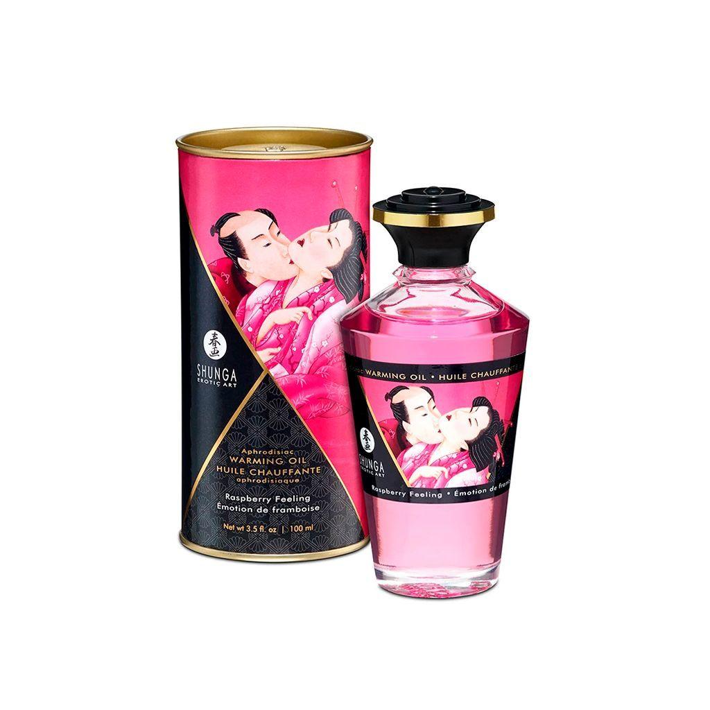 Aceite Lubricante Para Masajes Afrodisiaco Frambuesa-0