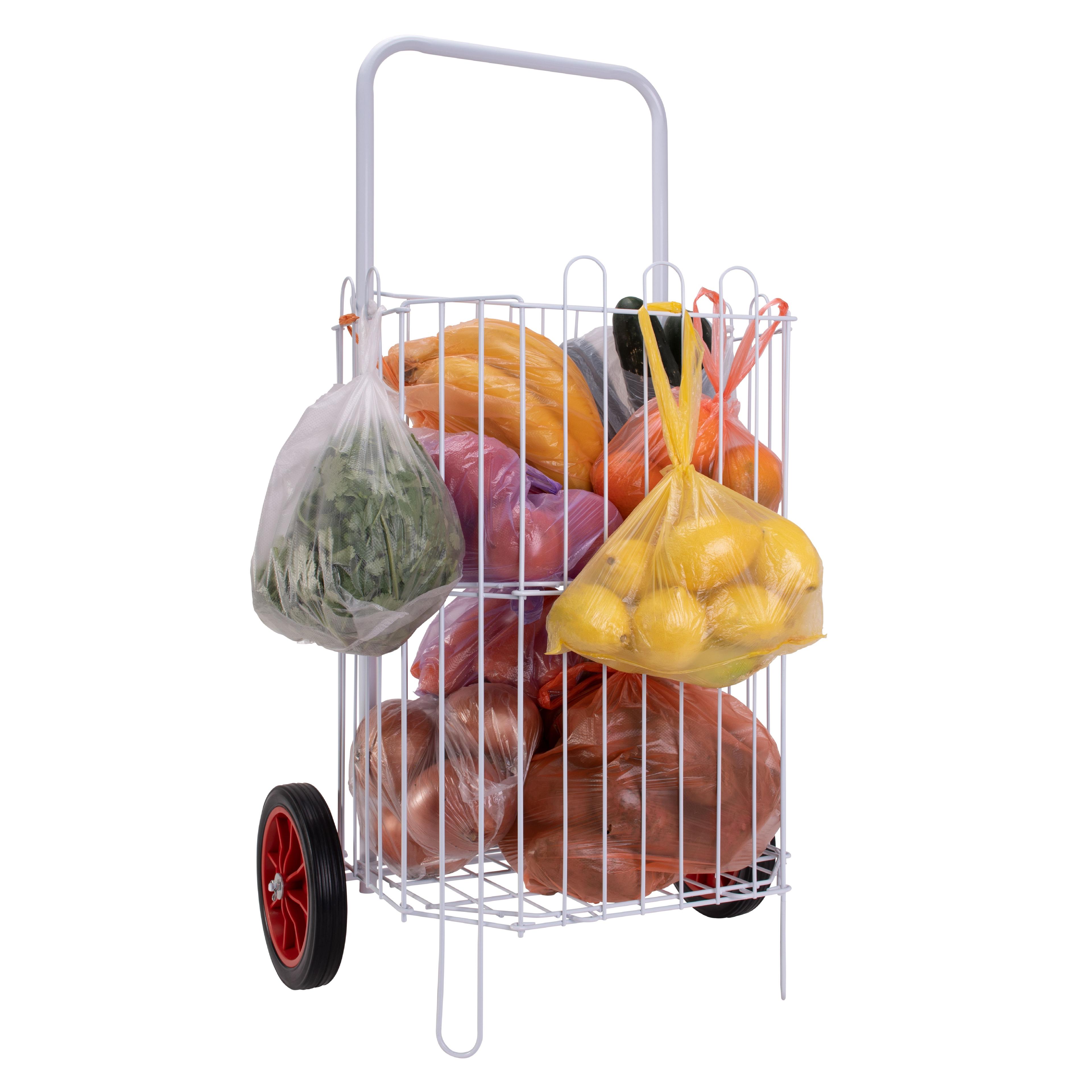 Carrito De Feria 2 Niveles Plegable 20kg-0