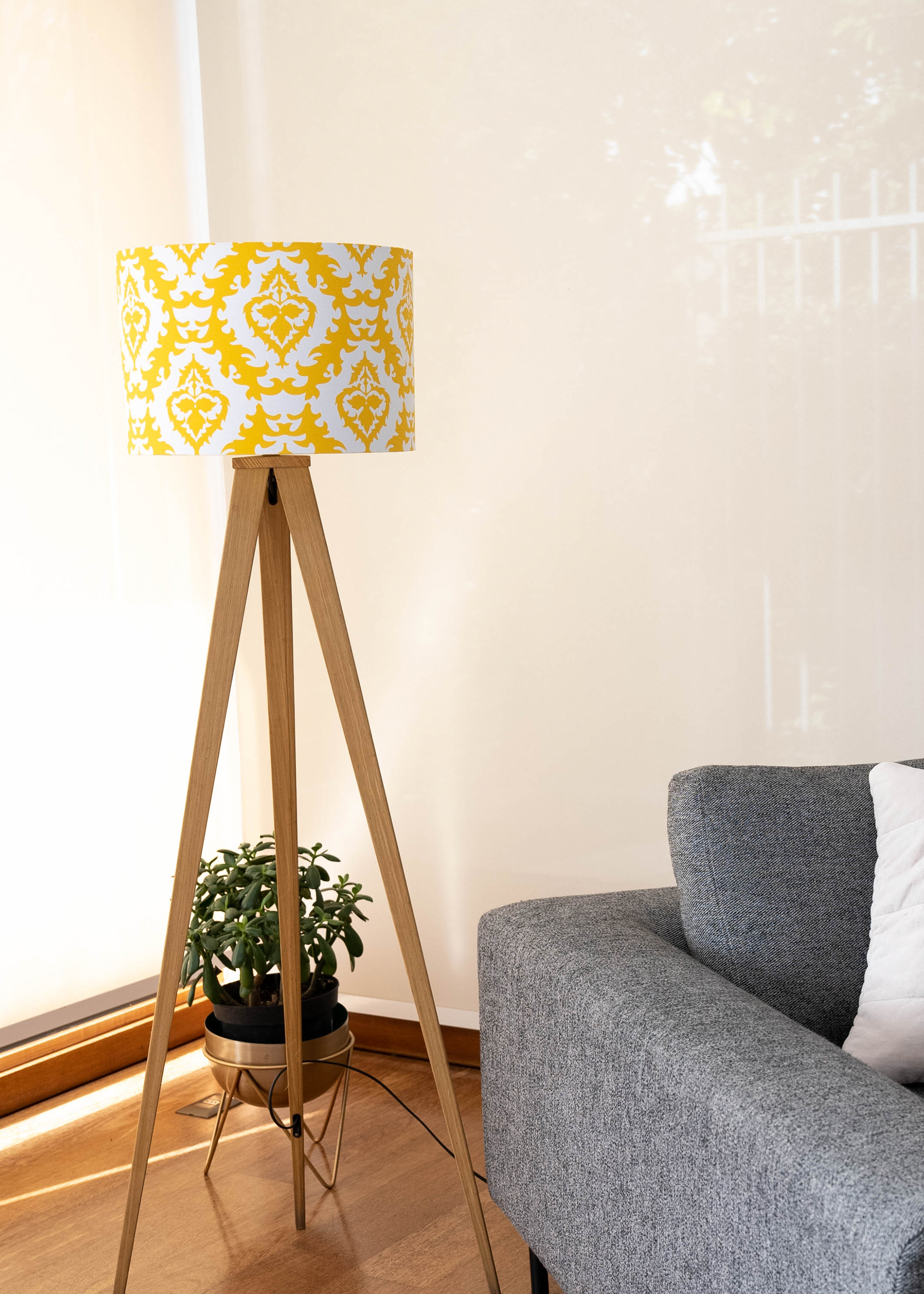 Pantalla de lámpara Trono / Decorativa / Tela algodón-1