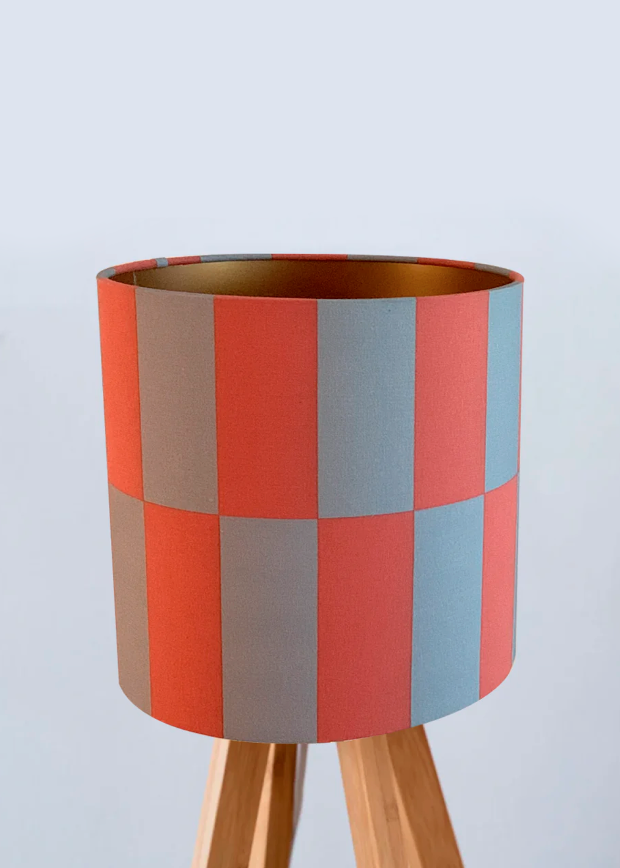 Pantalla de lámpara modelo Coral Etnico / Tela algodón estampada-0