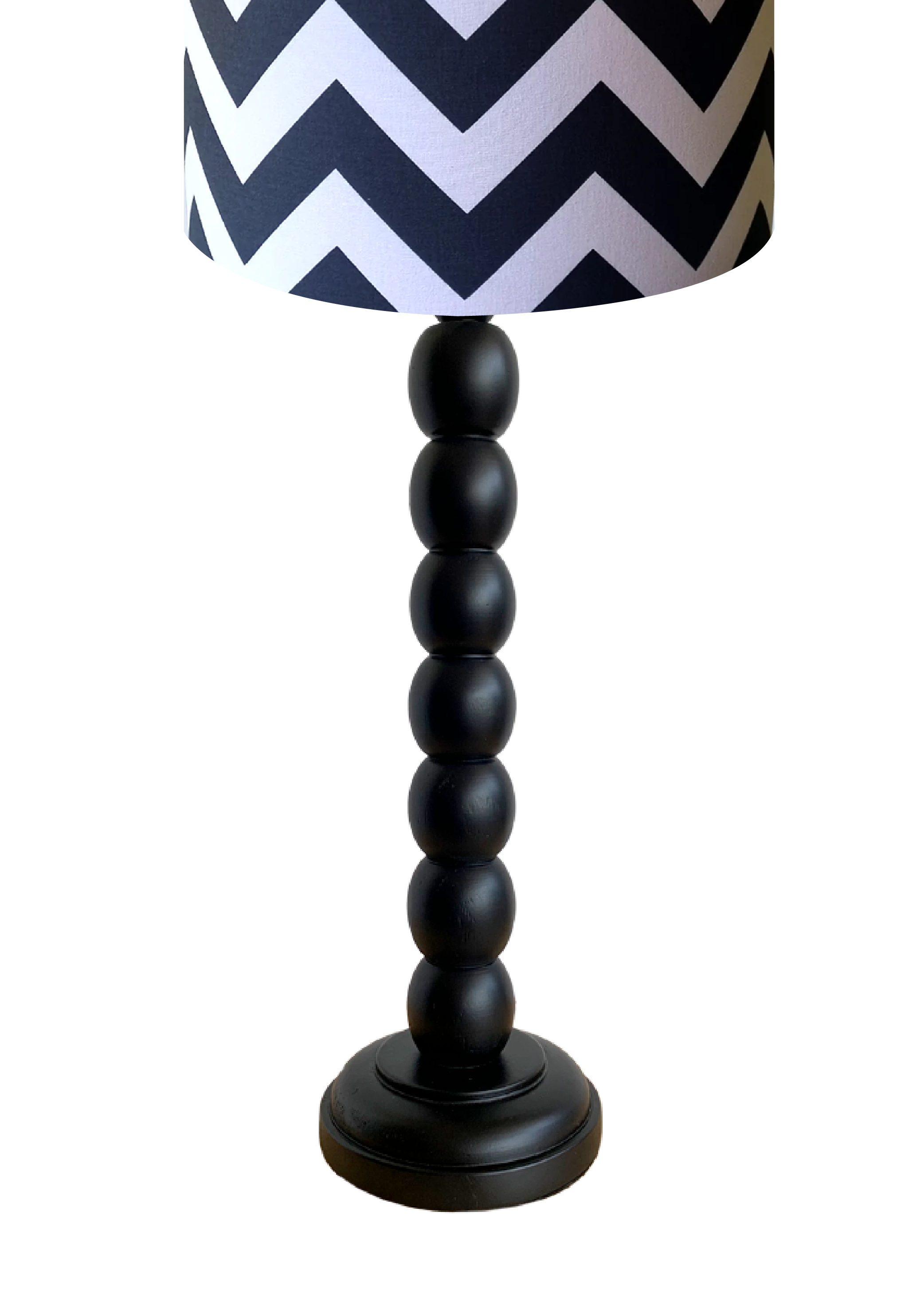 Lámpara Selva Urbana con base de madera negra-2