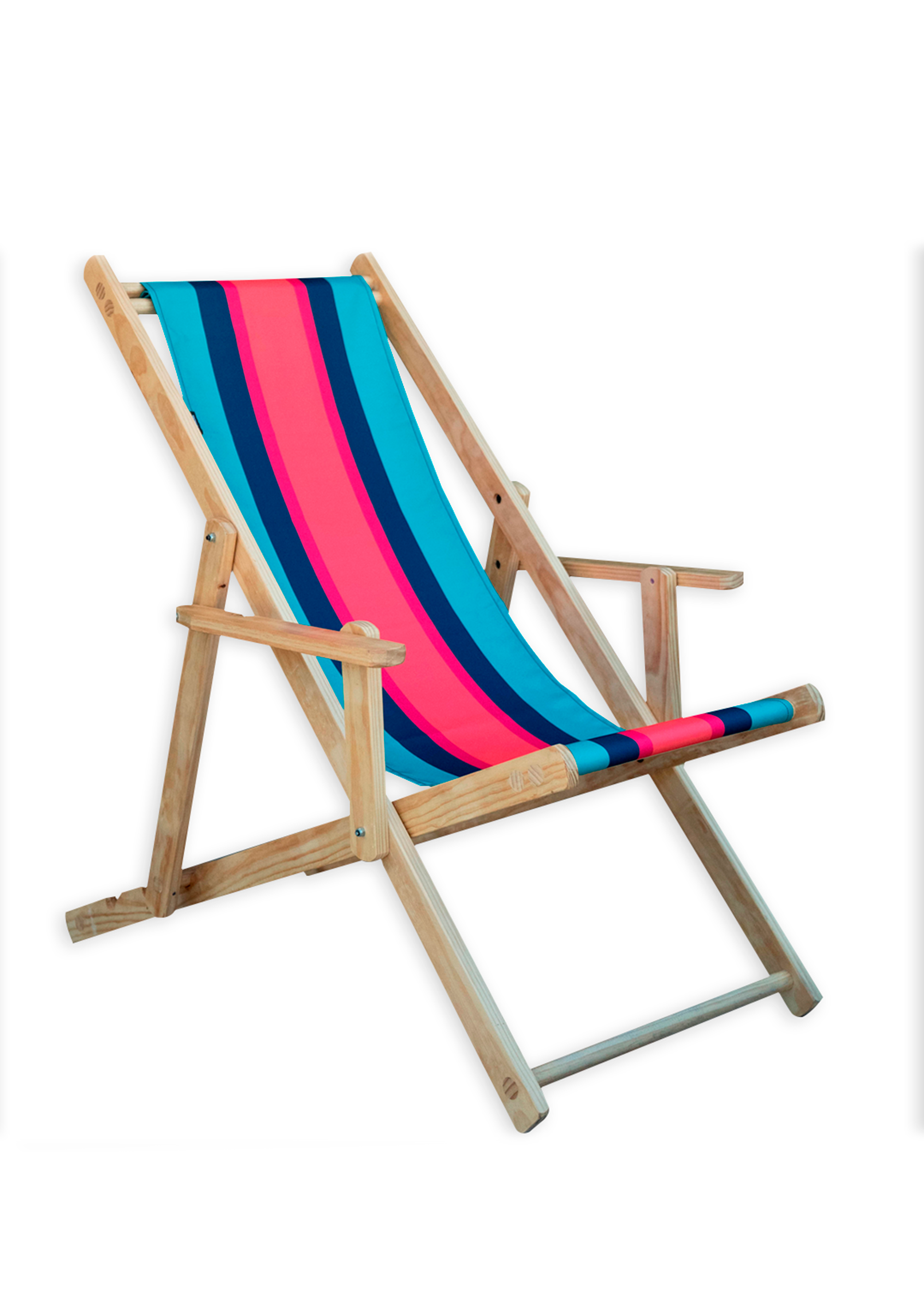 Silla de playa modelo Lara Raya / Reclinable en 3 posiciones-0