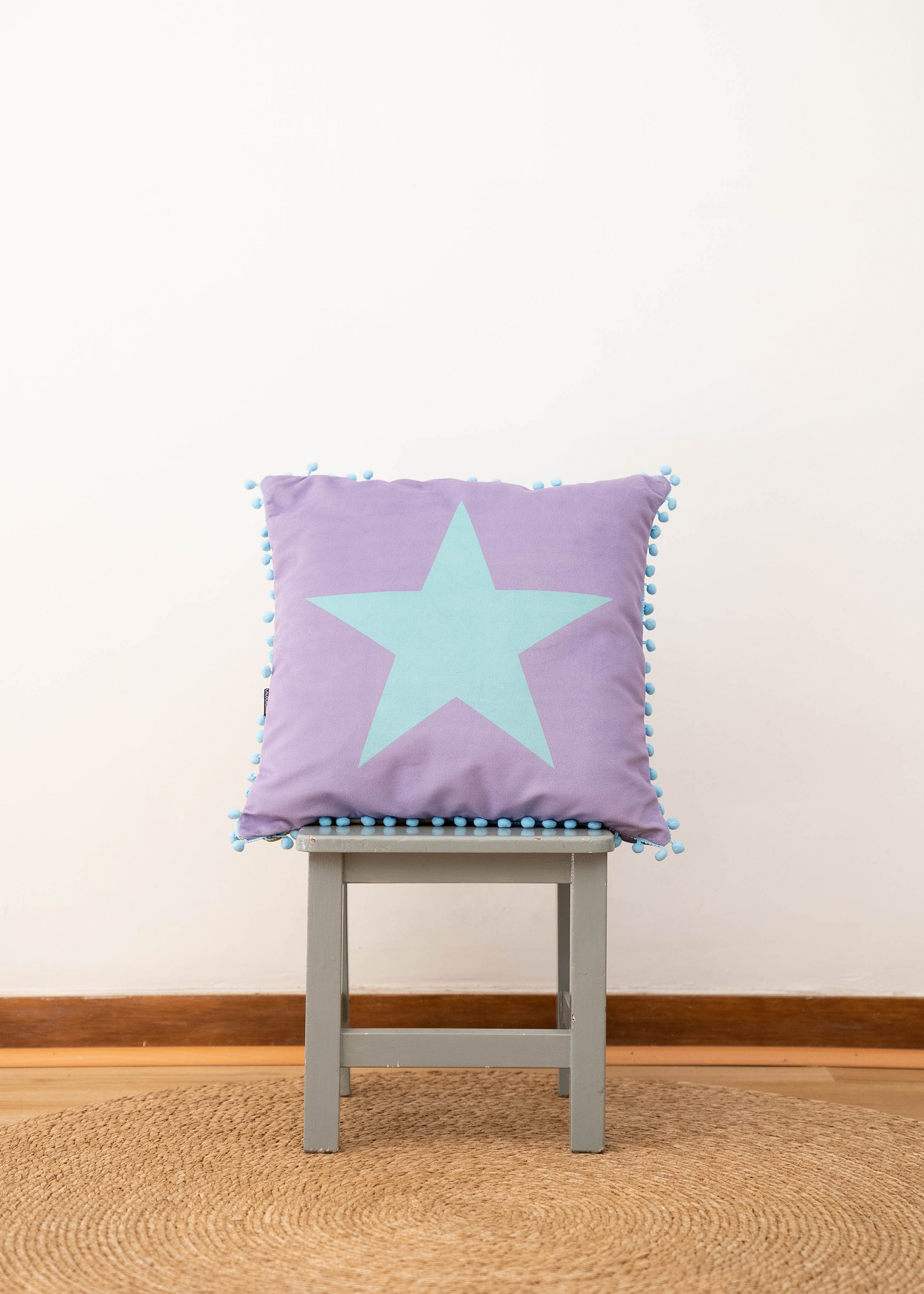 Funda de Cojín Estrella / 2 diseños en 1 / 45x45 cm-2