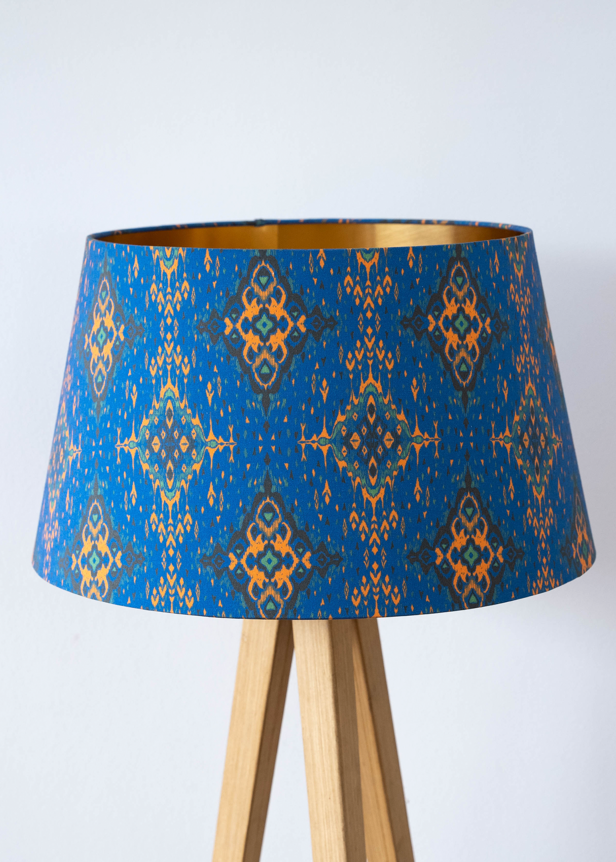 Pantalla de lámpara modelo Roma / Tela algodón estampada-0