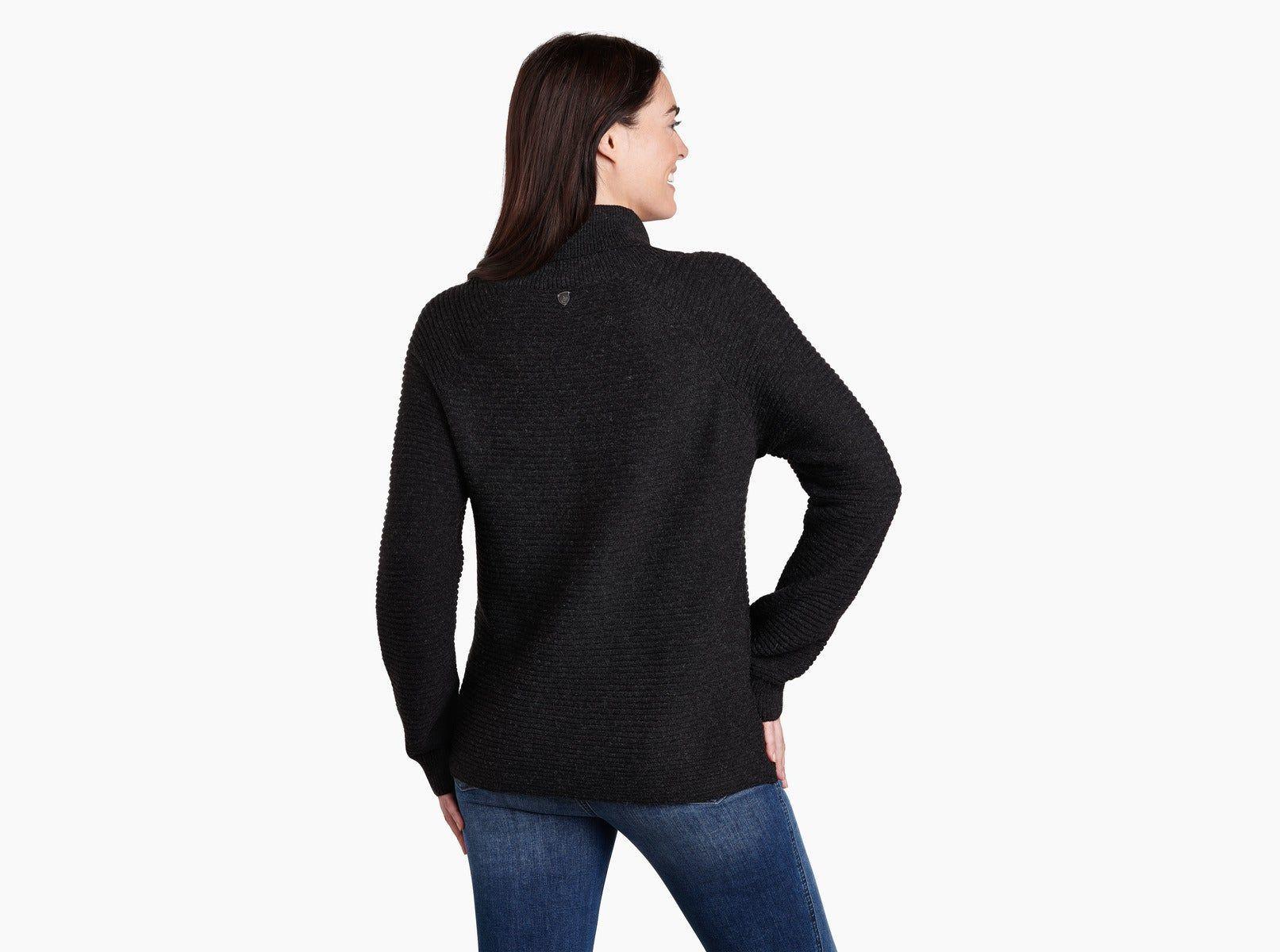 Sweater Mujer Solace Sweater BLACK-1