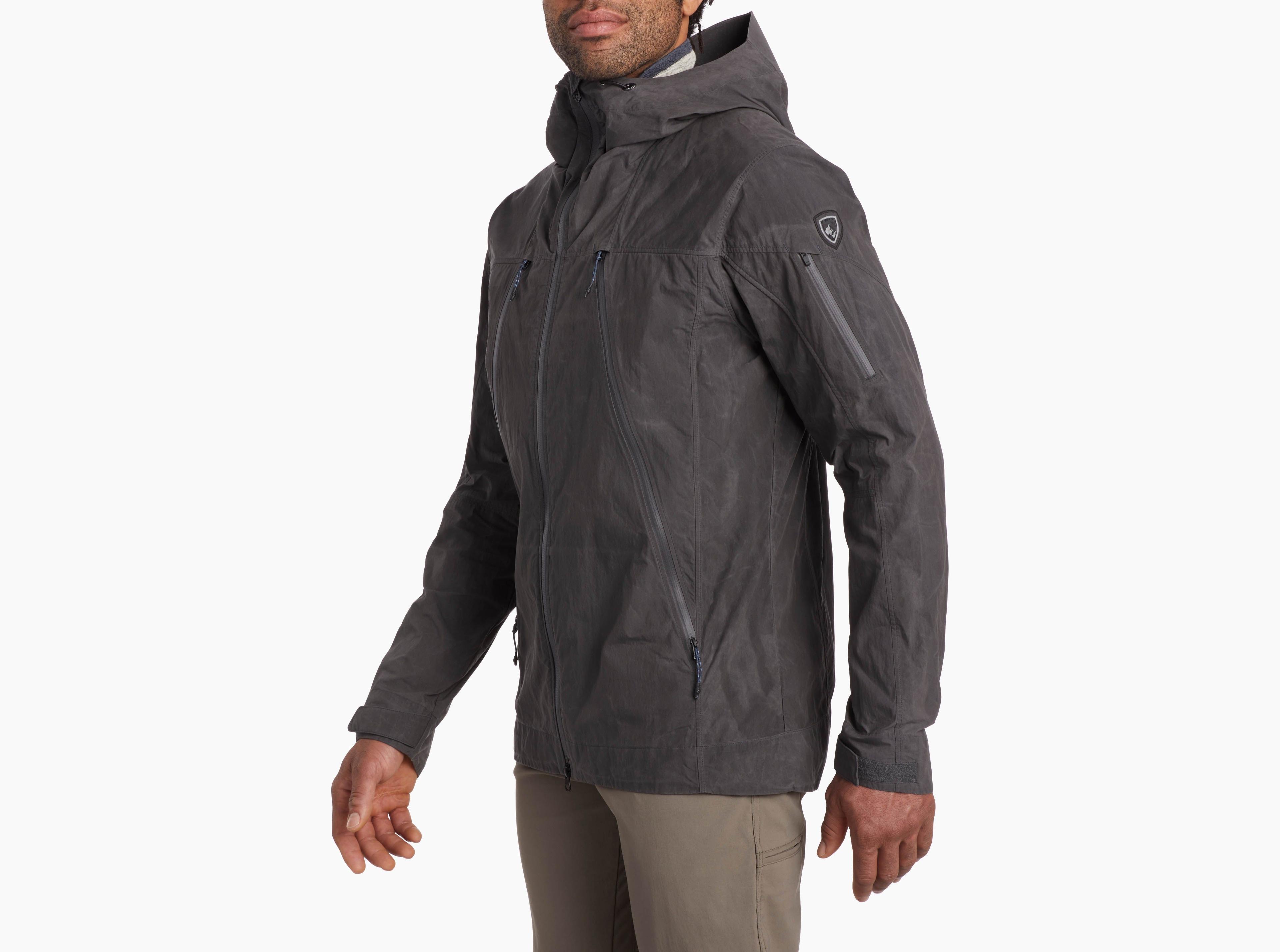 Chaqueta Hombre  Waxed MTN Jacket CARBON-2