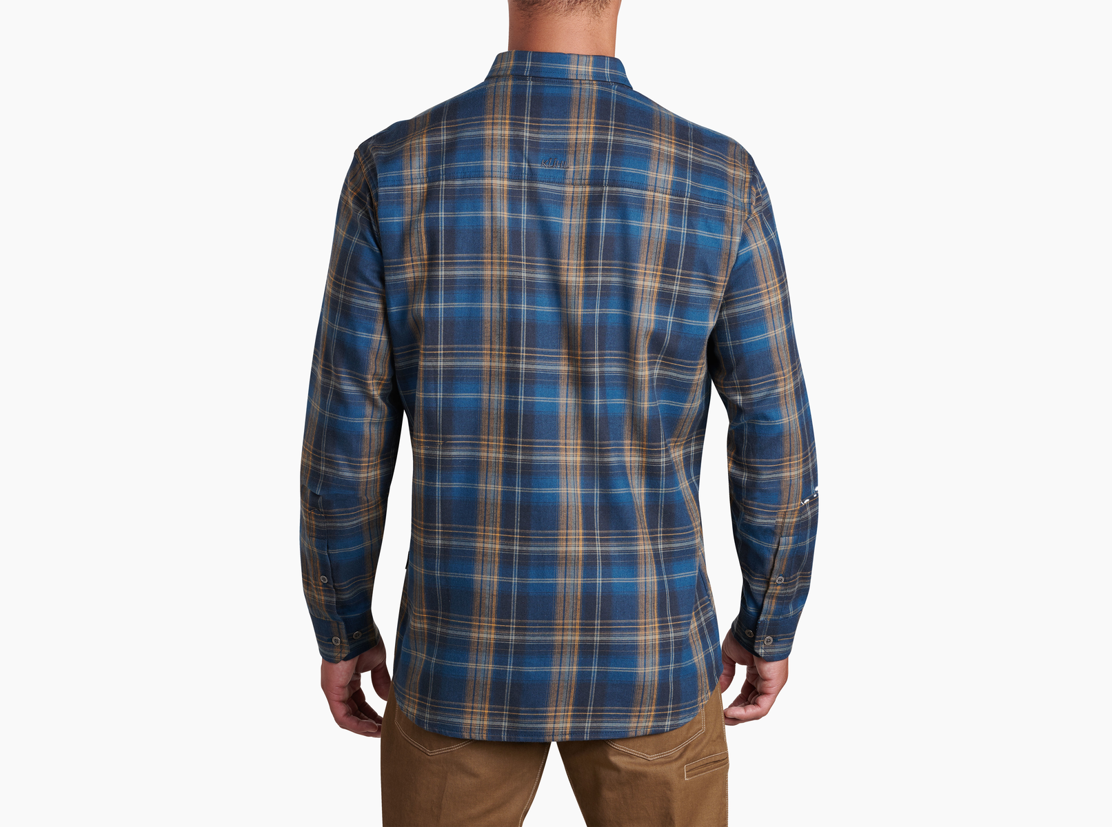 Camisa Hombre Fugitive Flannel LS BLUE COPPER-1