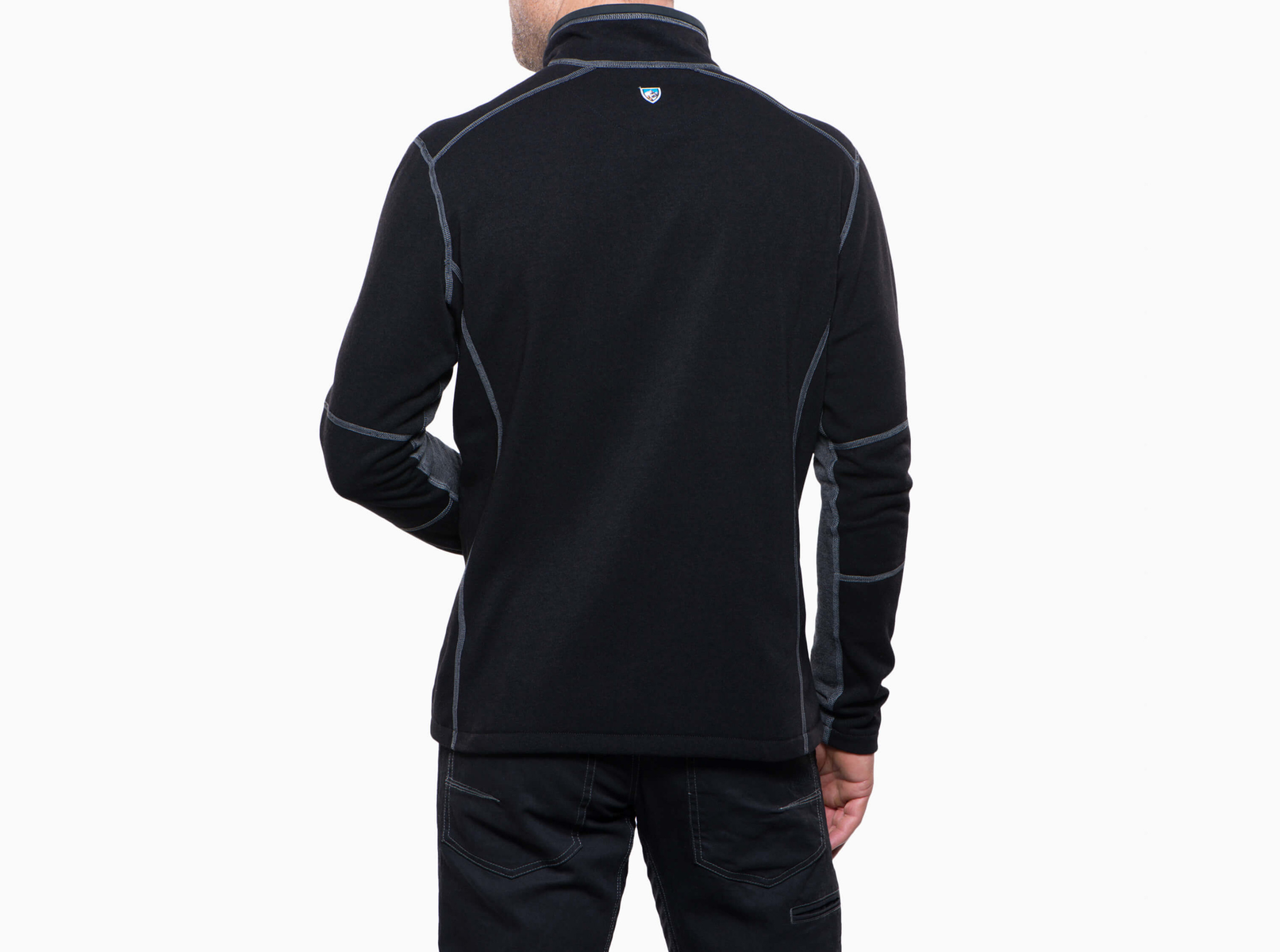 Polar Hombre Revel 1/4 Zip BLACK/STEEL-1