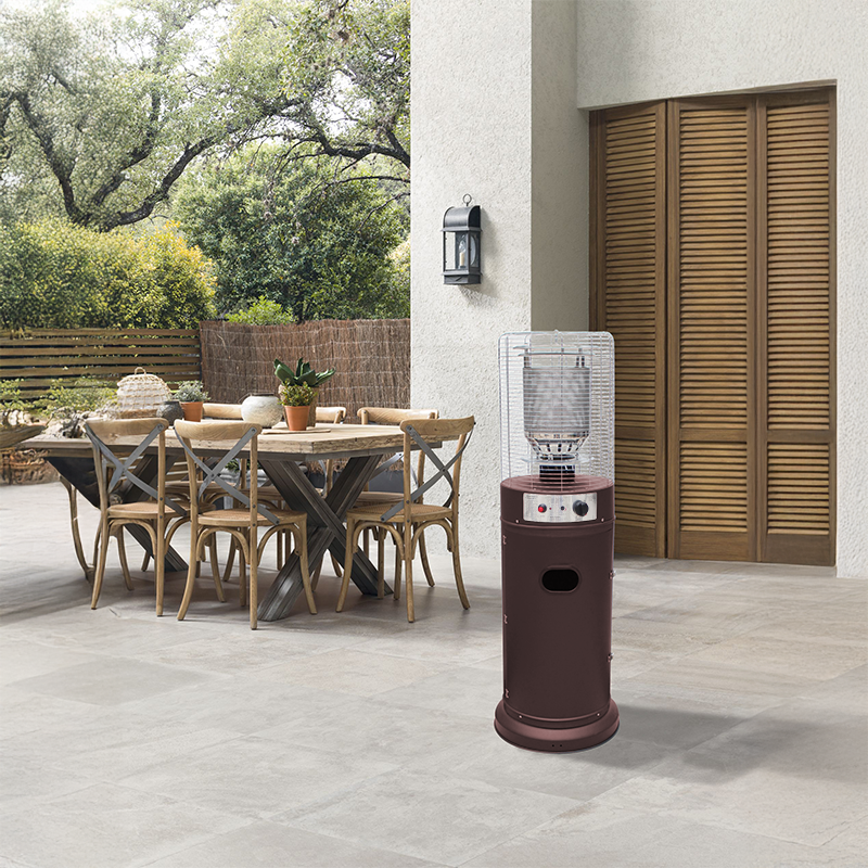 Estufa a Gas para Terraza y Patio 11kW con Ruedas + Funda-3