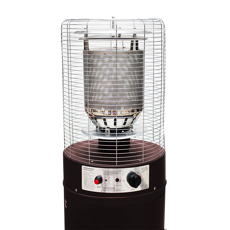 Estufa a Gas para Terraza y Patio 11kW con Ruedas + Funda-4