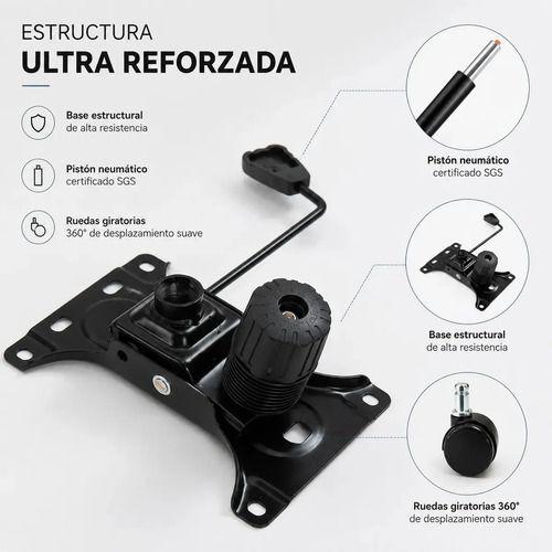 Silla de Oficina Ergonomica NR-Lite Premium con Apoyacabeza y Apoyabrazos Regulables-1