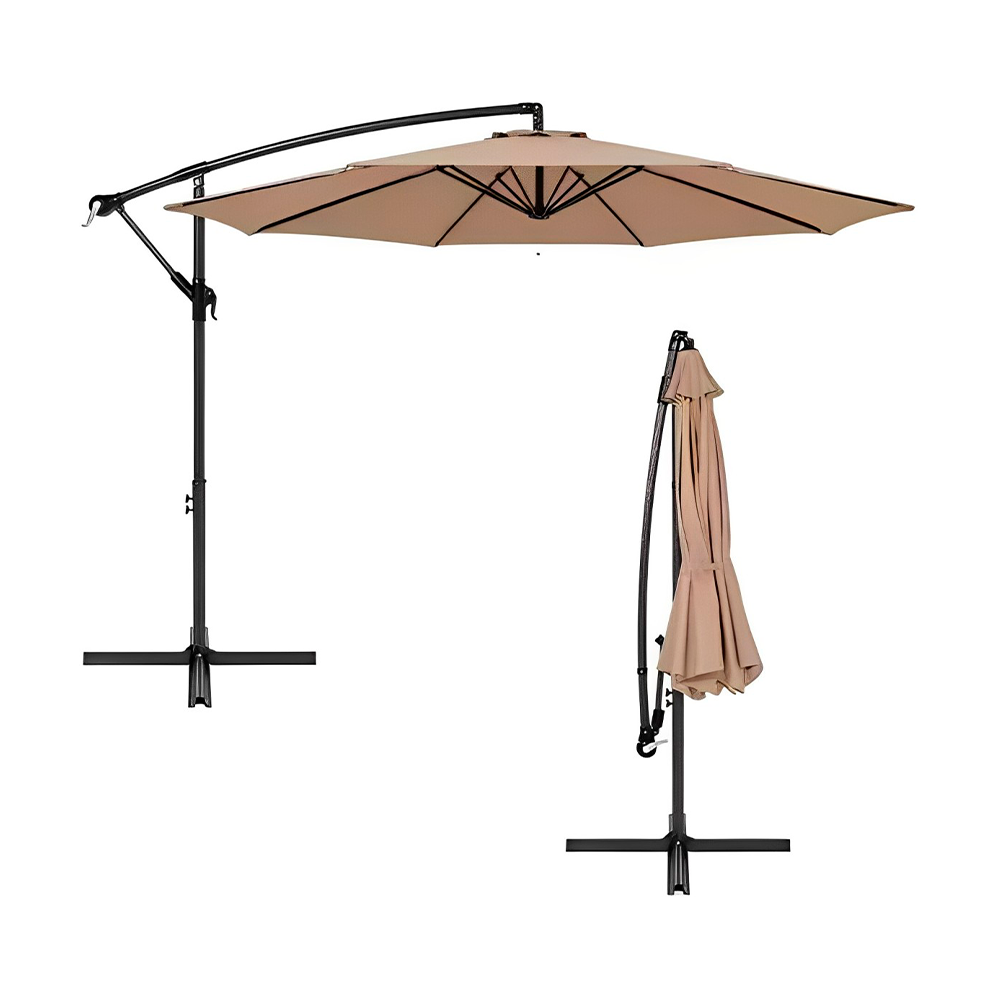 Toldo Base Incluida Quitasol Sombrilla Regulable 3 Metros-2