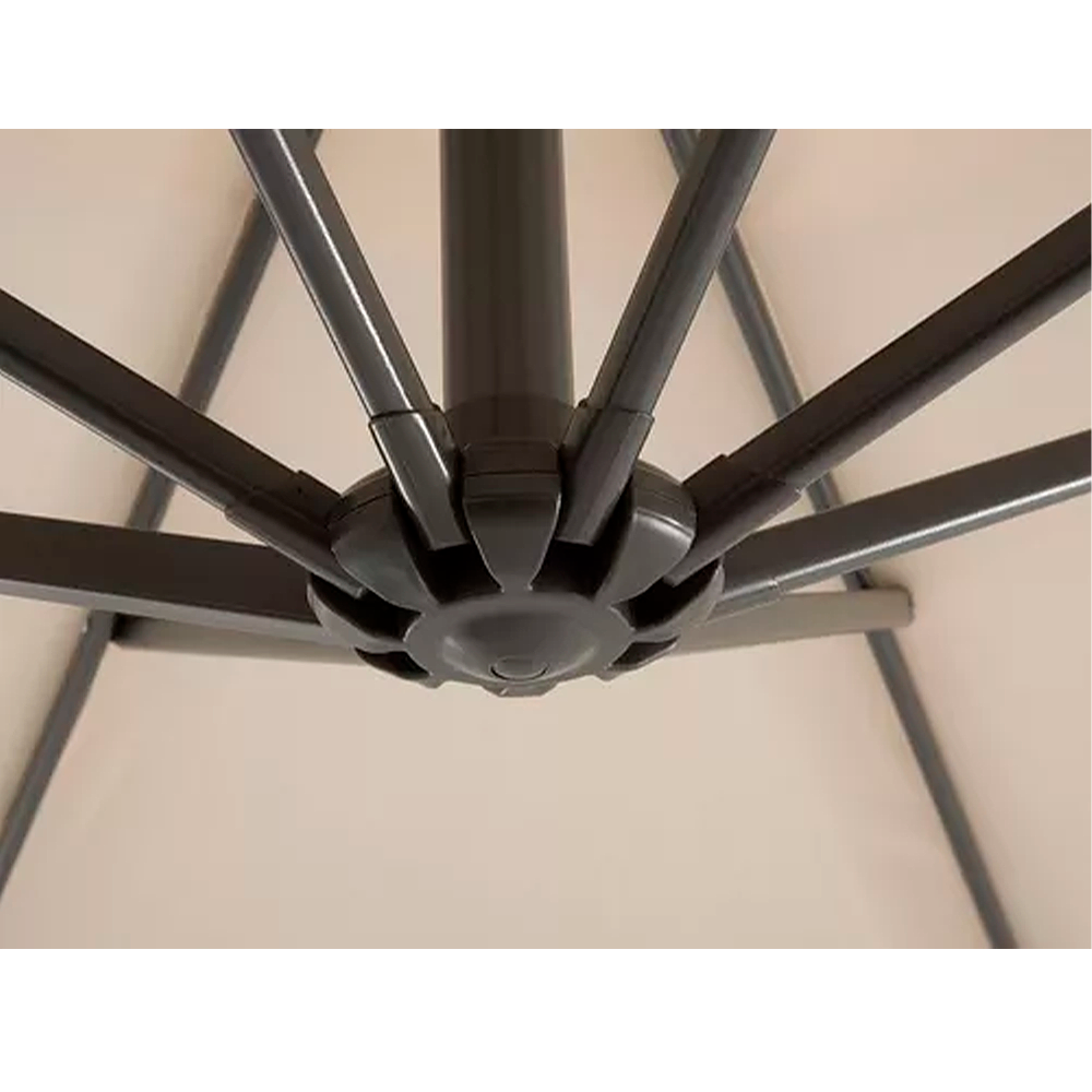 Toldo Base Incluida Quitasol Sombrilla Regulable 3 Metros-5