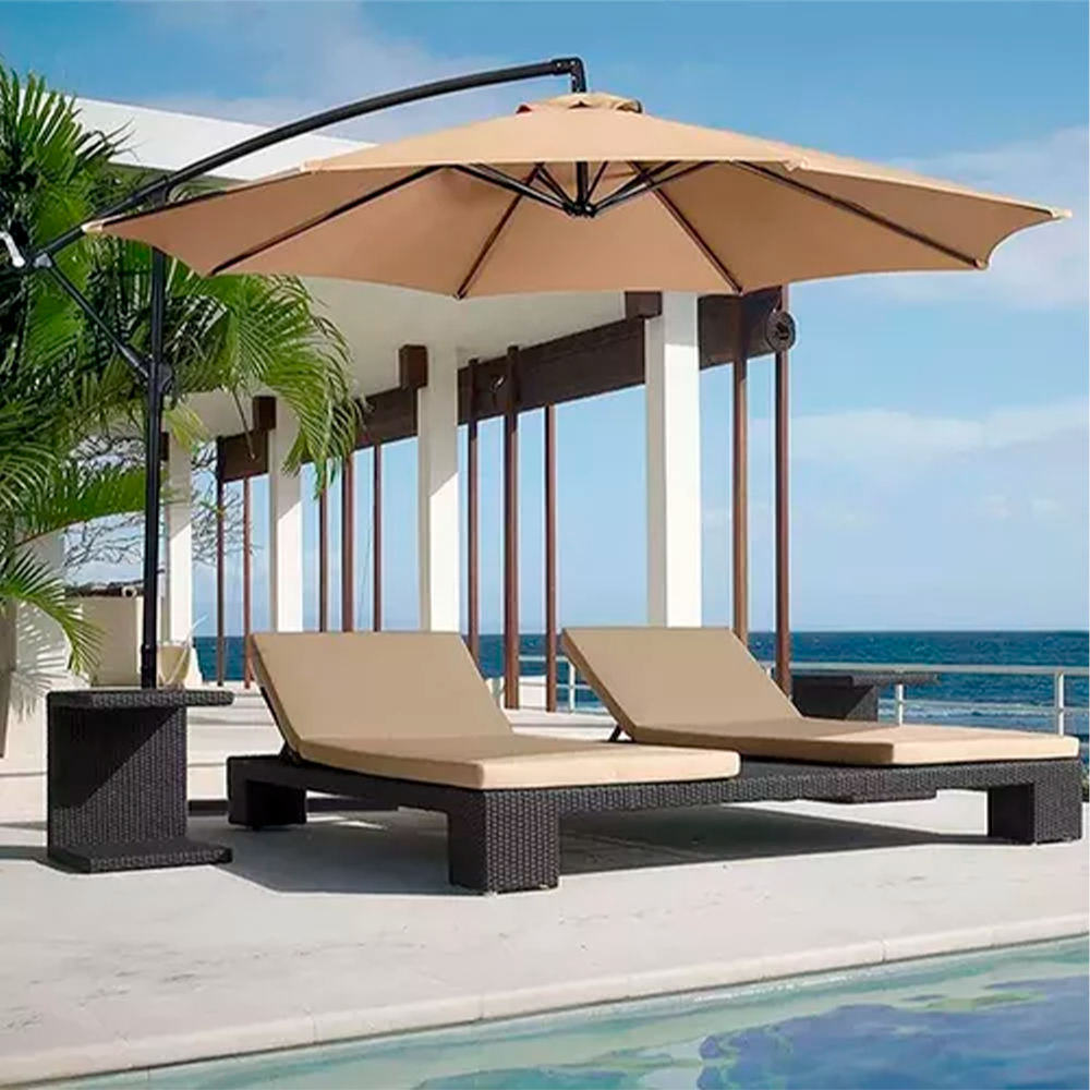 Toldo Base Incluida Quitasol Sombrilla Regulable 3 Metros-6