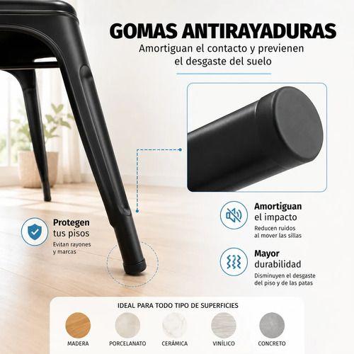 Pack 4 Silla Tolix Basic Negro Mate-3