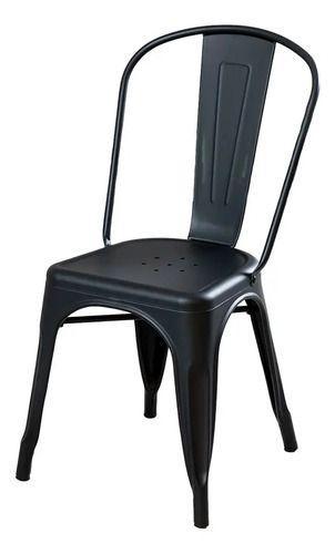 Pack 4 Silla Tolix Basic Negro Mate-8