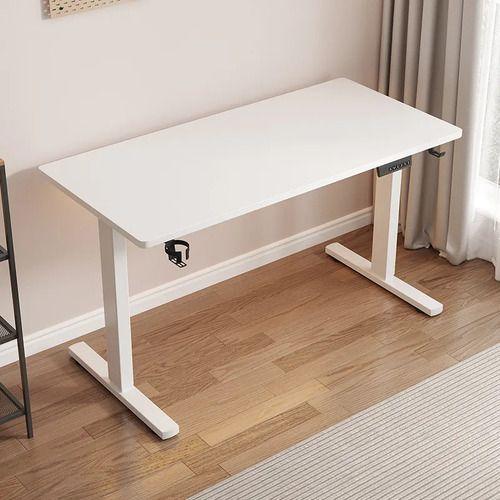 Escritorio Electrico Regulable en Altura 140x60 cm Blanco Motor Silencioso-4