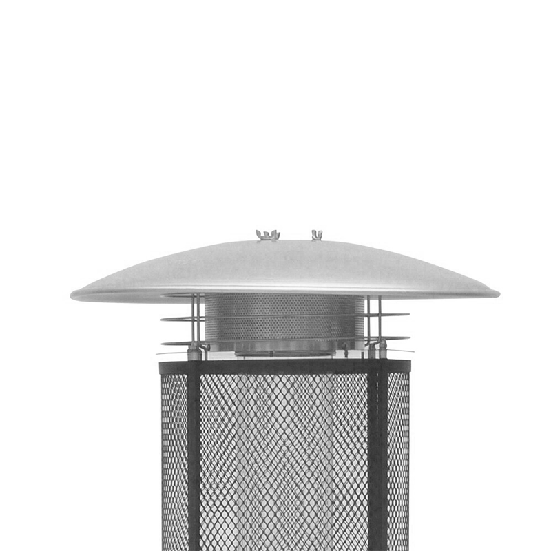 Estufa a Gas Exterior con Tubo de Vidrio 1.8M Fogo 13kW + Ruedas y Funda-2