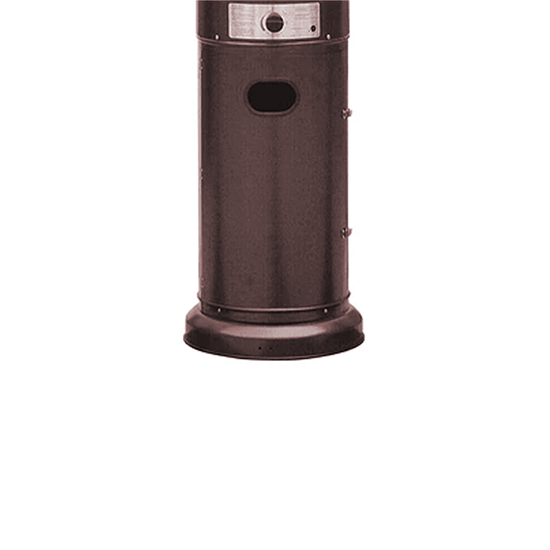 Estufa a Gas Exterior con Tubo de Vidrio 1.8M Fogo 13kW + Ruedas y Funda-3