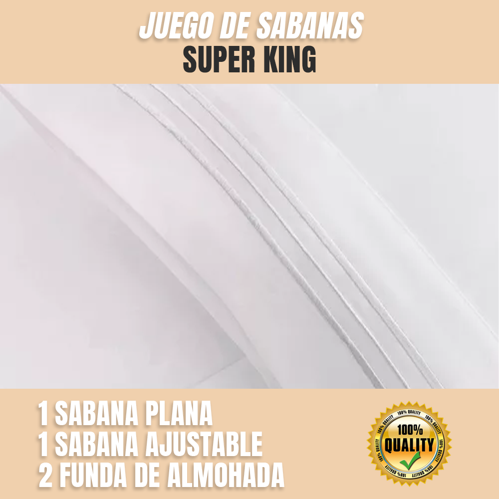 Sabanas Gris Plaza Super King Varios Tonos 1800 Hotel Luxury Ultra Soft-4