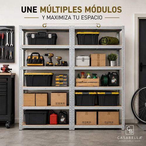Estanteria Metalica Reforzada 5 Niveles 180x90x40 cm para Bodega y Taller-2